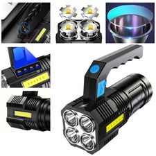 Super Bright 99000000LM LED Torch Tactical Flashlight USB Rechargeable Lantern