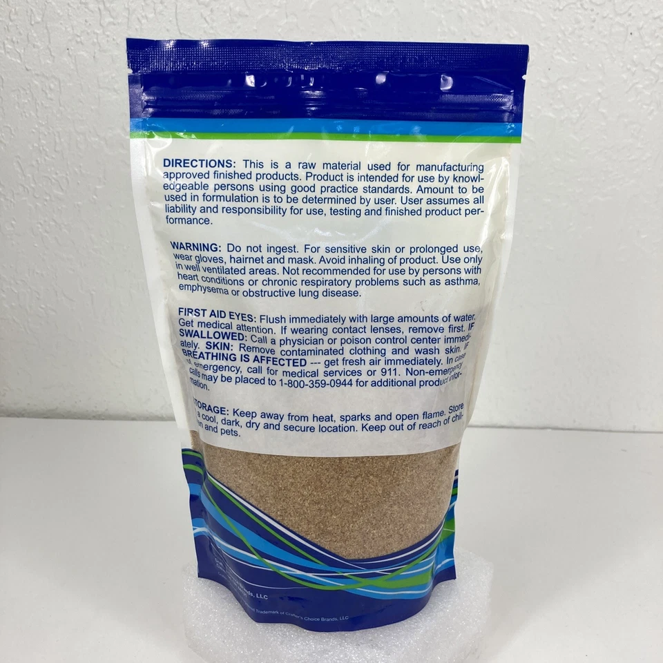 Crafter's Choice Flax Seed Powder 1 Pound Sealed Bag Soap Making Linum Linseed - Image 4 of 4