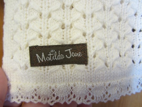 Matilda Jane girls, size 4T, shrug, knitted cream sweater, NWT - Picture 4 of 9