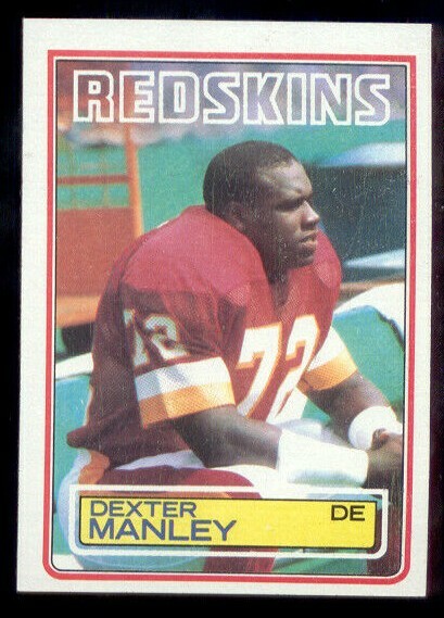 1983 Topps DEXTER MANLEY Washington Redskins Rookie Card | eBay 1983 Topps DEXTER MANLEY Washington Redskins Rookie Card | eBay