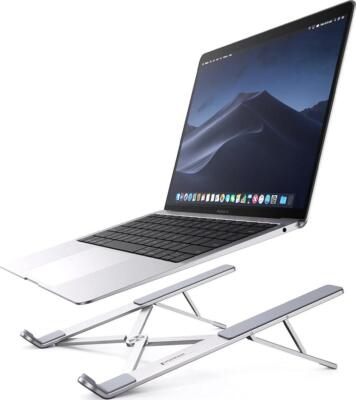 UGREEN Laptop Ständer für Schreibtisch verstellbar, MacBook Ständer, tragbare Aluminium Riser