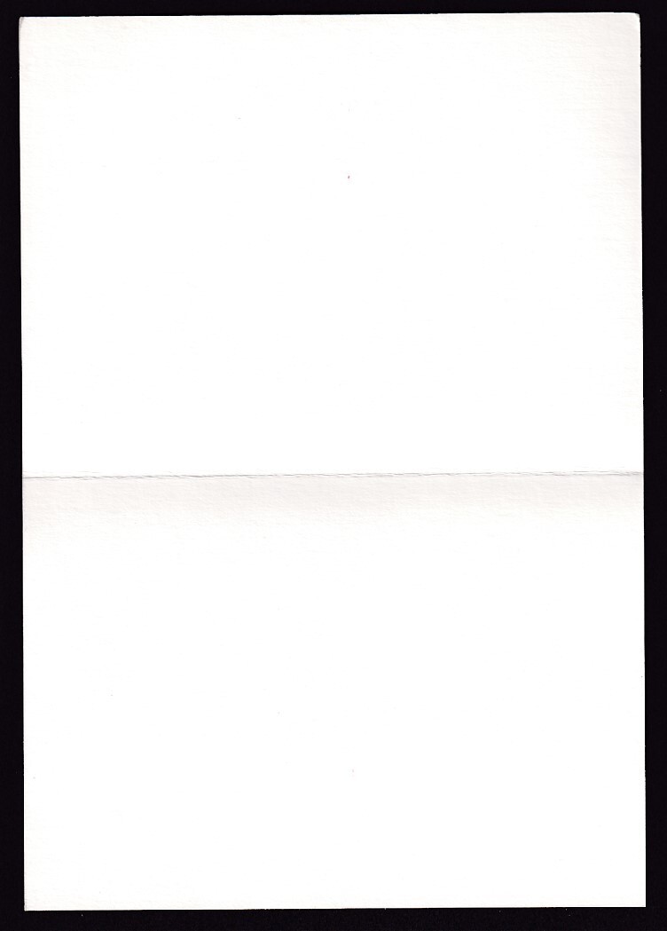 DE GRAZIA "THE TRADING POST" 6 BY 4-1/2 INCH NOTE CARD