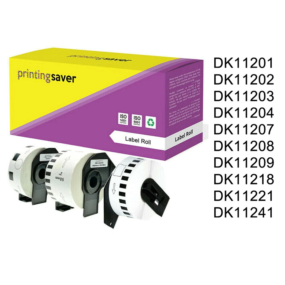 PRINTING SAVER Compatible label marker address fits Brother QL-1050 QL-1060N QL-1100 QL-500