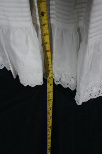 RARO! VESTIDO DE BAUTIZO VINTAGE INFANTES BLANCO 40" LARGO CON ENCAJE - Imagen 2 de 5