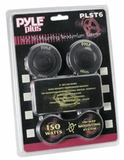Pyramid Plst6 Pyle - 1/2" 150 Watt Mylar Dome Tri Mount Tweeter Kit