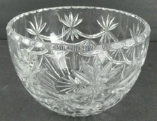 TIPPERARY IRISH CRYSTAL BOWL 7" dia. x 5" deep SIGNED ON BOTTOM 