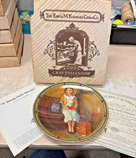 Norman Rockwell's 1985 "A Young Girl's Dream" 1st Issue Plate  Box & COA