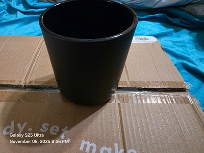Case of 12 Makesy Aura Candle Jars, 12 oz Matte Black, New and Unused