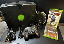 Microsoft Xbox Original 8GB Home Console Black With 13 Game  s Controller  More 