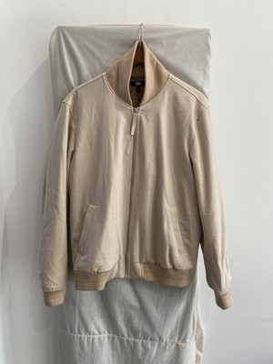 Bomberjacke Paige Beige Full Zip Größe M