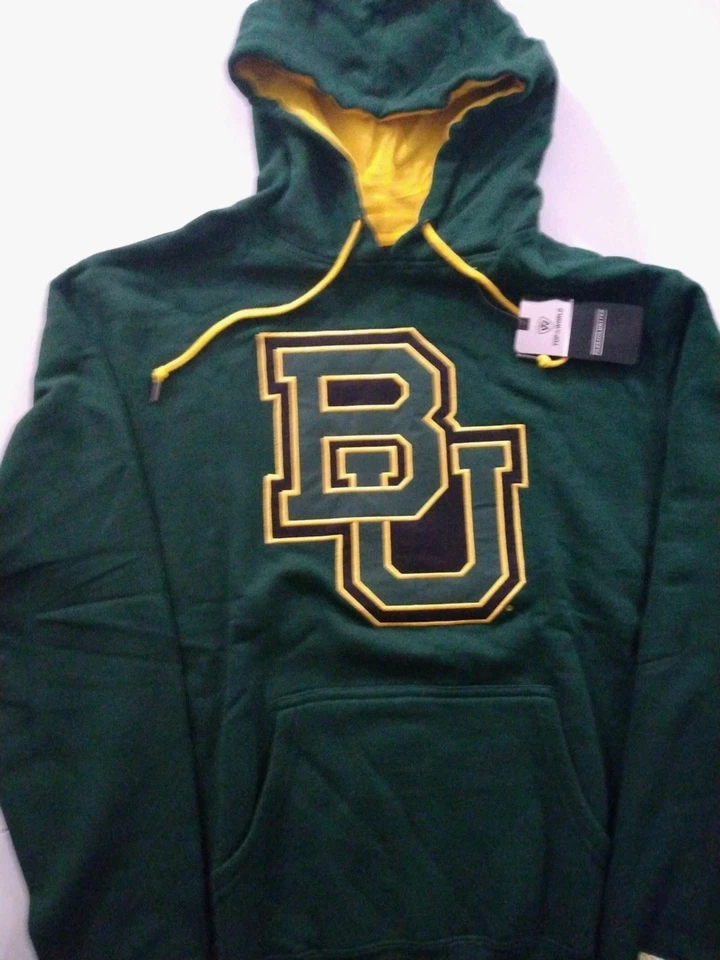 BU Baylor Bears Top Of The World Green Hoodie Men's Large NWT Sic 'Em Bears - Image 2 of 4