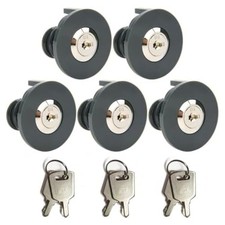 Zinc Alloy Socket Lock 5PCS With Key For Power Outlet Anti Theft Locks