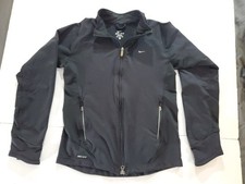 Nike Jacket Women's Medium Black Dri Fit Running Full Zip Up Training 408092-011