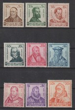 Belgium - 1942 - COB 593/601** - Scott B319/27 - MNH -