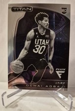 Ochai Agbaji 2022-23 Panini Flux Titan #12 Rookie RC Utah Jazz/NBA