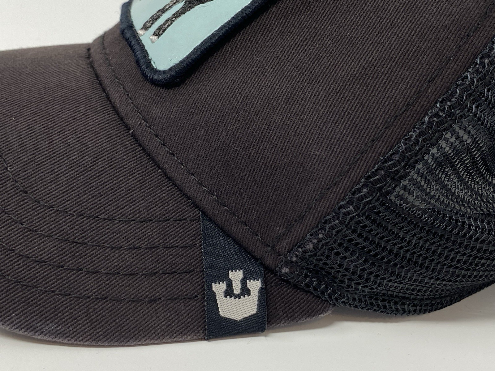 Black Sheep Hat Cap Snap Back Trucker Patch Blk M… - image 4