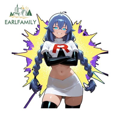 EARLFAMILY 5.1'' Roxy Anime Car Sticker Anime Motorcycle Hood Bumper Host Decal 