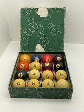 2-1/4  Billiard Ball Set Made In Belgium