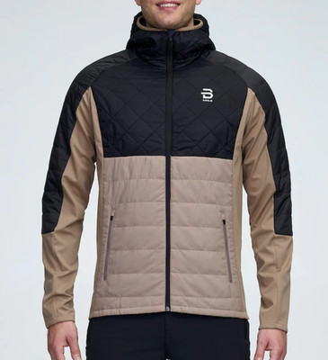 Bjorn Daehlie Men's Dahlie Power Graphlite Quilted Jacket Beige Size L NWT