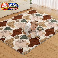 Baby Play Mats for Floor, 71x59 Inch Extra Thicker  Large Soft Cushioning Foam