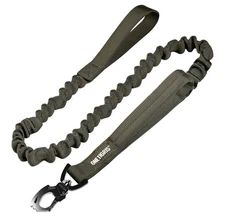 OneTigris Tactical Dog Training Bungee Leash  Quick Release Nylon Leads Rope