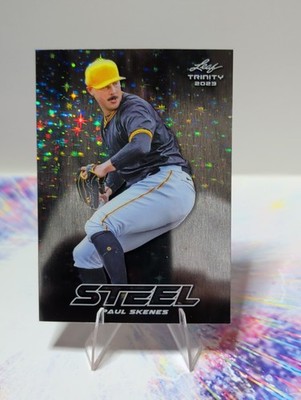 2023 Leaf Trinity Baseball Paul Skenes #S-53 Steel Stars