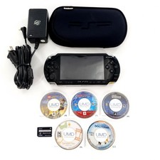 Sony PSP 1000 Handheld System Bundle Black w/...