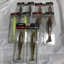 GAN CRAFT Varixiyad 6.8" Hard Soft Baits Set Lucky Brown Gold Lemon Unopened JD