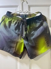 Armani Exchange A X Mens Swim Shorts Board Shorts Neon Gradient Size S NWT