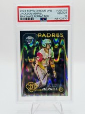 2024 Topps Chrome Update - Jackson Merrill #USC153 RayWave  Refractor PSA 10