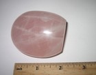 2.4" x 2" POLISHED NATURAL FREE FORM ROSE QUARTZ CRYSTAL STONE MINERAL ~ 164.6g — photo 2