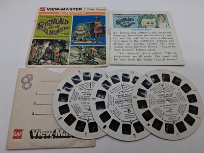 View-Master - Sigmund And The Sea Monsters - 3 reel set w/booklet