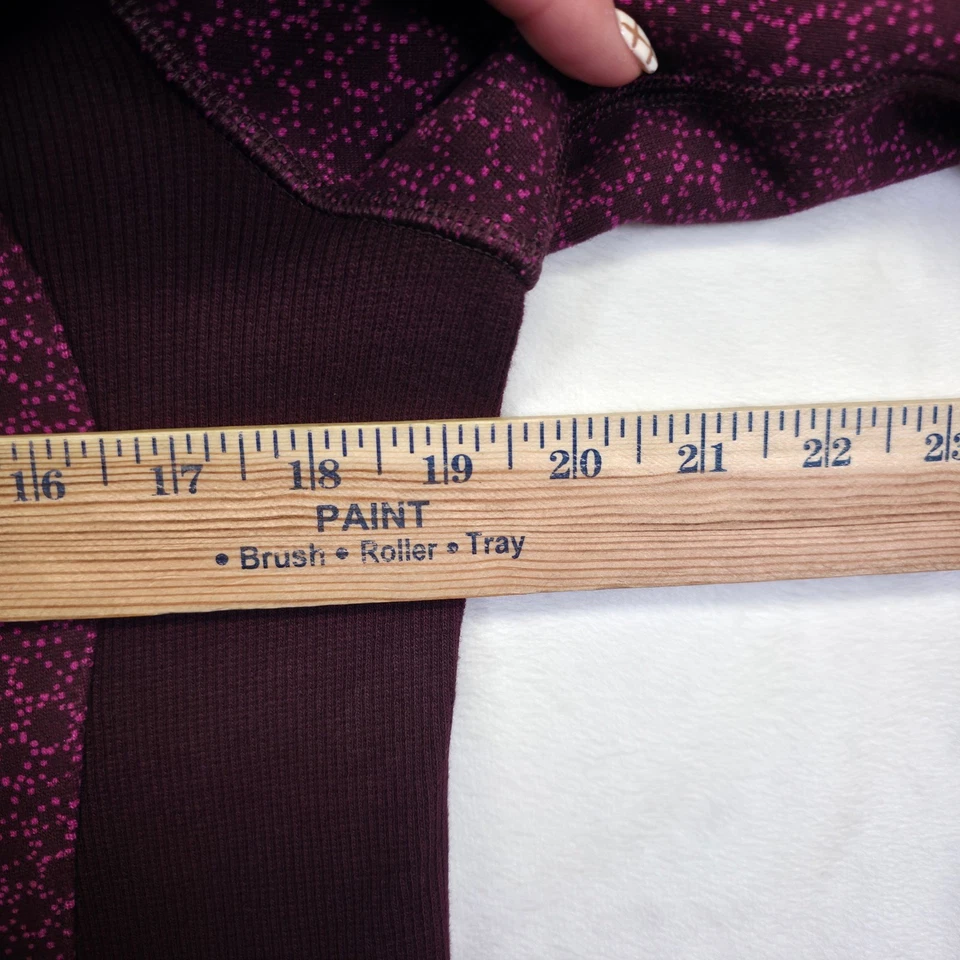 Sudadera con Capucha de Buceo Lululemon III para Mujer 10 Estrellas Pixel Frambuesa Bordeux Drama Atlética Foto 4 de 4