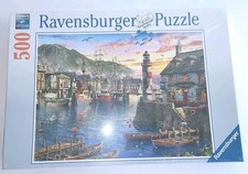 Ravensburger 500 Piece Premium Softclick Technology Puzzle Harbor Scene New