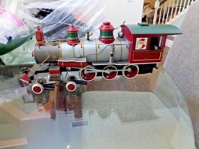 BACHMANN G SCALE BIG HAULER CHRISTMAS EXPRESS STEAM LOCOMOTIVE