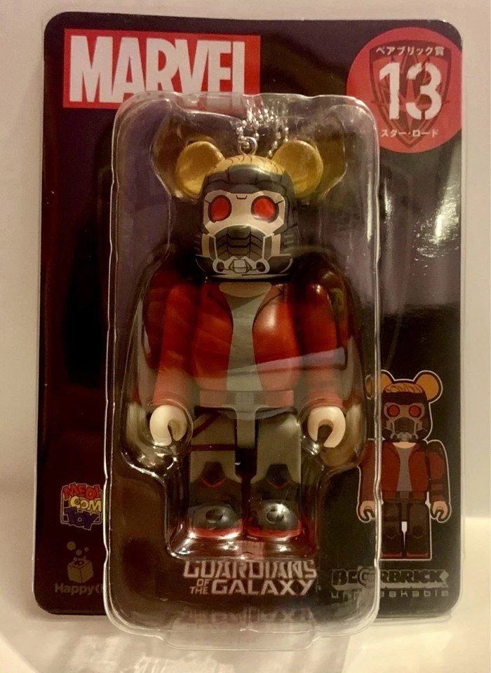 Marvel Bearbrick 100% Figure Lot: Guardians Starlord Groot Rocket Nebula Gamora - Image 2 of 4