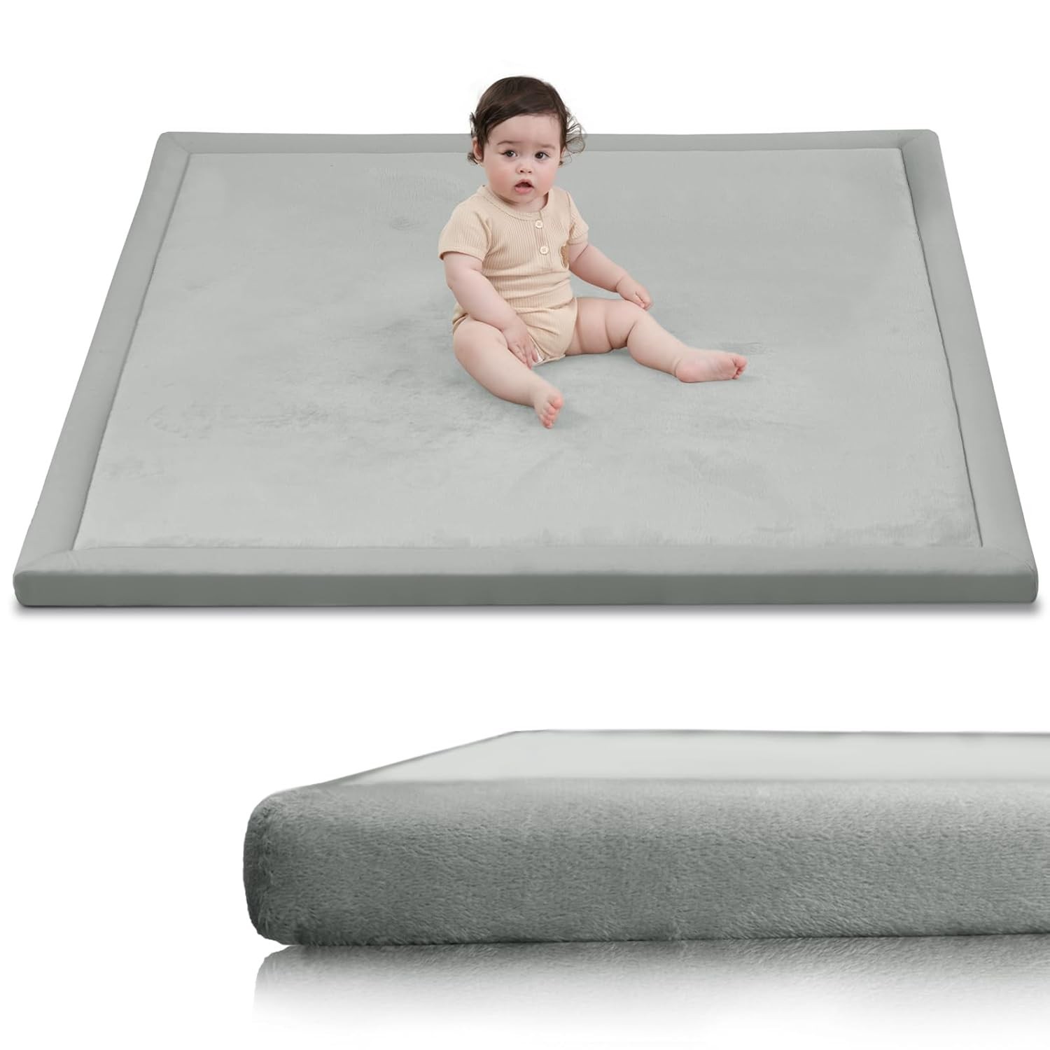 Baby Play Mat Elasti-Foam 1.3 Inch Thick 50x50
