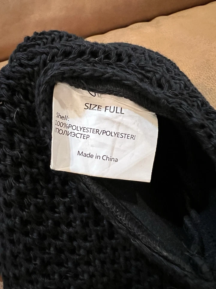 Gorro Horze negro talla completa Foto 2 de 2