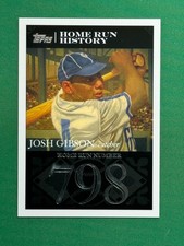 2007 Topps Baseball Josh Gibson Home Run History HR #798 #JG107 Josh Gibson