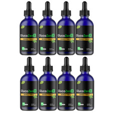 Gluco Zen X Drops, Blood Support and Heart Health Formula- 8 Bottles Official