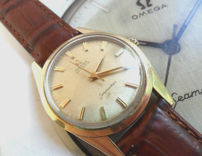Vintage 1961 Gold Capped Men's Omega Seamaster 24J Swiss Automatic