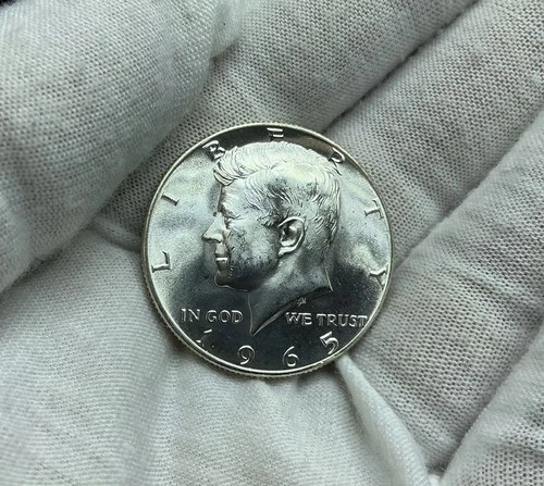 1965 SMS Kennedy Half Dollar Gem BU Special Mint Set 40% Silver P181