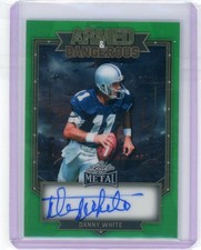 2026 Leaf Metal DANNY WHITE Green Prizm Armed & Dangerous AUTO Autograph 1/1
