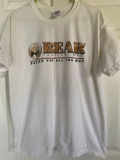 Bear Trailer Mfg, Behind You All The Way, White SS Graphic Cotton T-Shirt, L