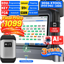 Xtool Used Ip919 Pro Ecu Programming Obd2 Scanner Diagnostic Tool Key Programmer