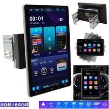 Double 2Din Rotatable 10.1'' Apple Carplay Android 15 Car Stereo Radio GPS Wifi