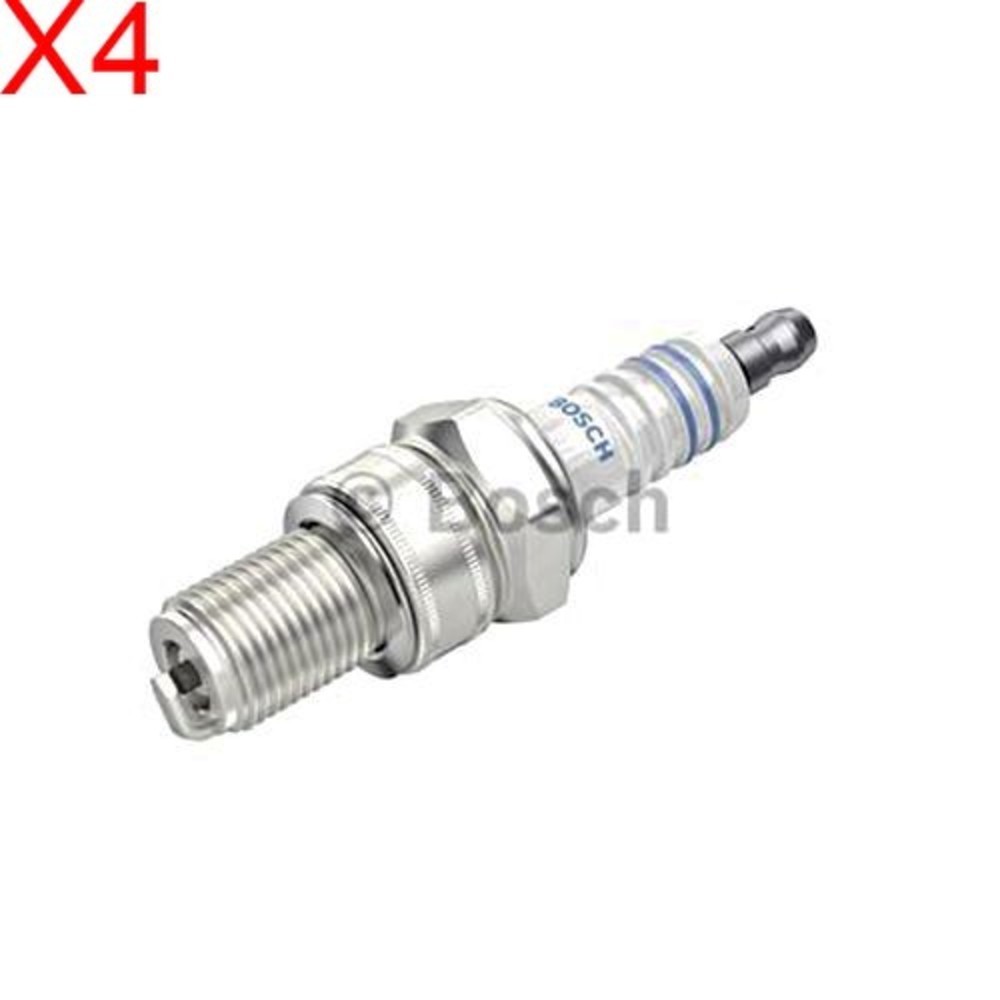 BOSCH Spark Plug x4 Petrol 0241229579