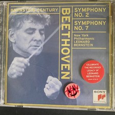 Beethoven - Symphonies 2 7 CD 1999 New York Philharmonic Bernstein Classical