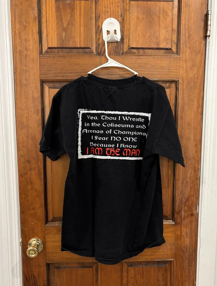 Camisa De Colección WCW - Nueva Orden Mundial Hollywood Hogan 4 Life (1998) Camiseta Grande Para Hombre Foto 3 de 3