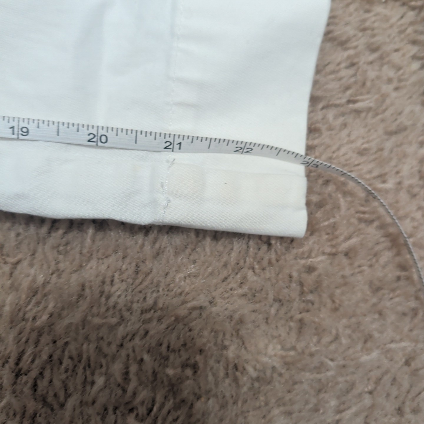 Gap Maternity White Crop Stretch Button Pocket Ca… - image 10